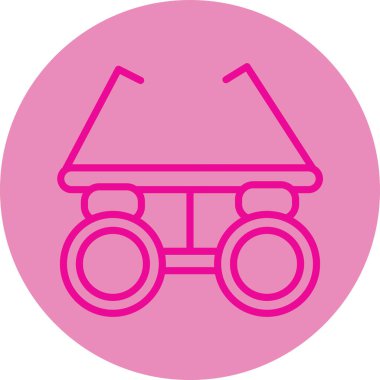 Bebeğim. Web simgesi basit illüstrasyon