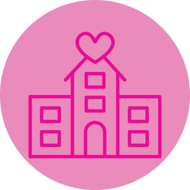 Bir evin vektör illüstrasyonu