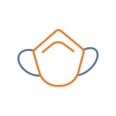 Bir doktorun ikonunun vektör çizimi