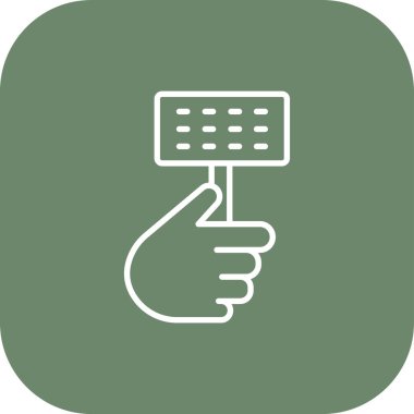 Temizlik fırçasının vektör illüstrasyonu