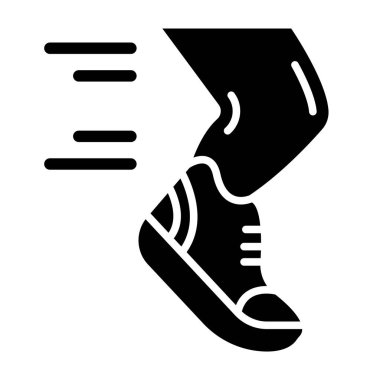 bacak ikonu vektör illüstrasyonu