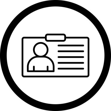 Bir belge simgesinin vektör illüstrasyonu