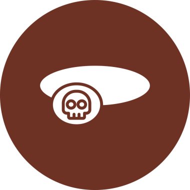 Bir kafatasının vektör çizimi