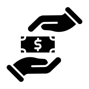 Dolar sembolü ile el ele tutuşmak