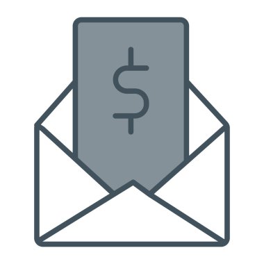 posta simgesi, vektör illüstrasyonu