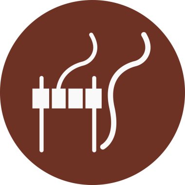 Modern simgenin vektör illüstrasyonu