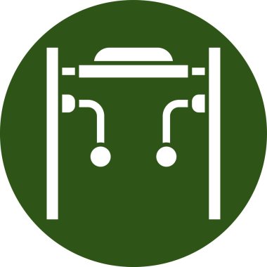 Bir b eksikliği simgesinin vektör çizimi