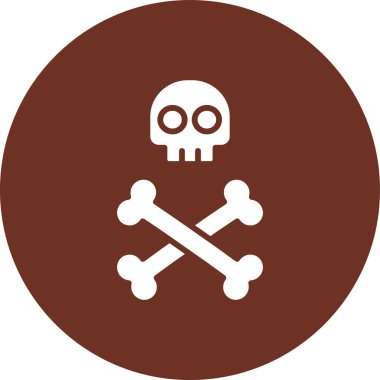 Ölüm ikonu. düz dizayn