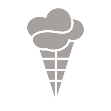 dondurma kabartması düz simge