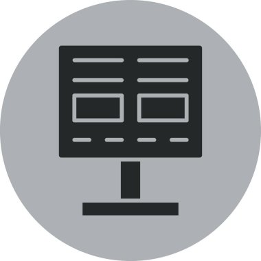 seo modern simgesinin vektör illüstrasyonu