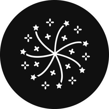 Siyah ve beyaz simgesinin vektör illüstrasyonu