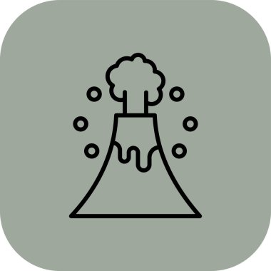 Nükleer santral simgesinin vektör çizimi