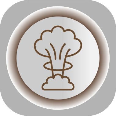 Eşsiz sıcak hava balonu vektör çizgisi simgesi