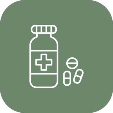 Modern tıp ikonunun vektör illüstrasyonu