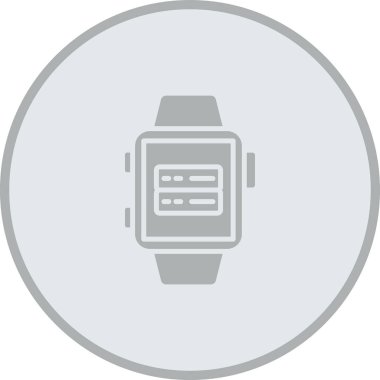 smartwatch simge vektör çizimi