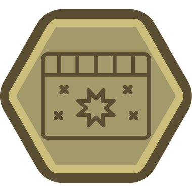 Takvim. Web simgesi basit illüstrasyon