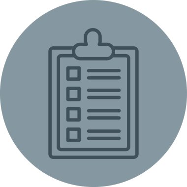 belge simgesi vektör illüstrasyonu