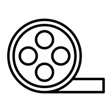 film simgesi vektör illüstrasyonu