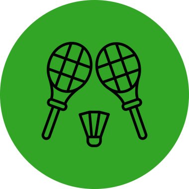 tenis raketi ve top simgesi