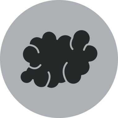 Bulut simgesi vektör illüstrasyonu