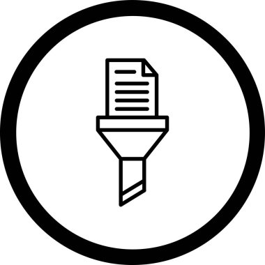 Kişisel ve ticari kullanım simgesinin vektör simgesi