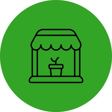 Modern simgenin vektör illüstrasyonu