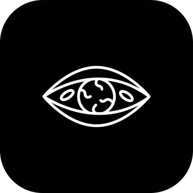 Kişisel ve ticari kullanım için vektör göz simgesi.