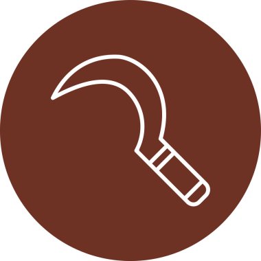 kürek simgesi vektör illüstrasyonu