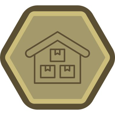 modadan izole edilmiş arka planda çatı simgesi olan ev