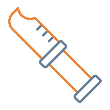 tıbbi şırınga simgesi, satır tasarımı