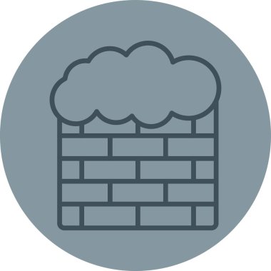 Modern yapı simgesinin vektör illüstrasyonu