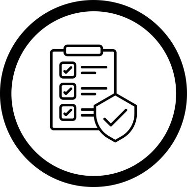 trend biçimi izole edilmiş arkaplanda kontrol listesi simgesi