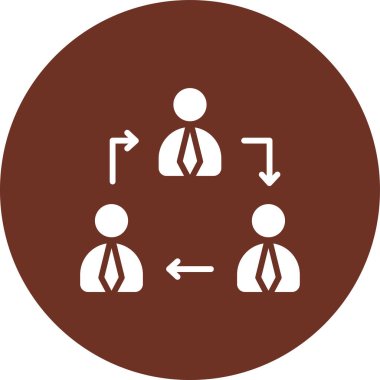 Bir grup insanın vektör çizimi