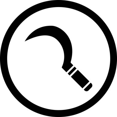 Siyah ve beyaz bir simgenin vektör illüstrasyonu