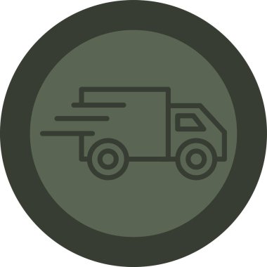 - Araba. Web simgesi basit illüstrasyon