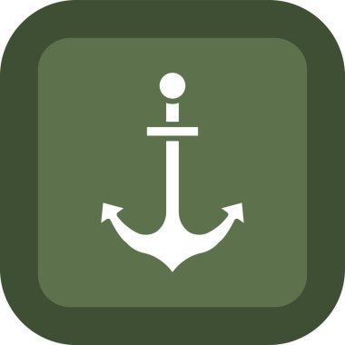 Çapa simgesi, vektör çizimi