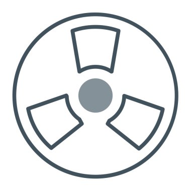 CD disk simgesi. Basit tasarım.