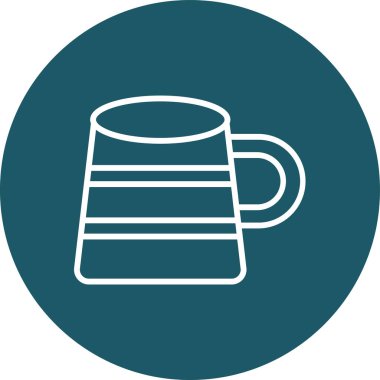 Kupa simge vektör çizim