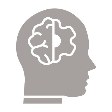 İnsan kafası olan bir beyin..