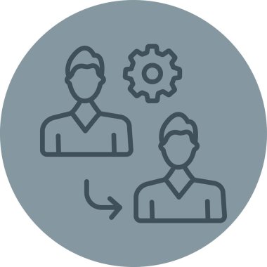 Modern insanların vektör illüstrasyonu