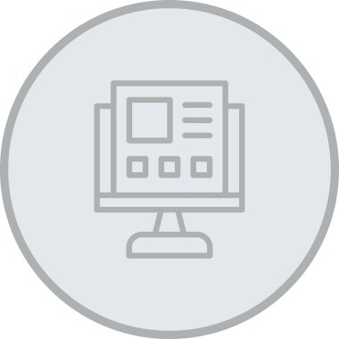 seo modern simgesinin vektör illüstrasyonu