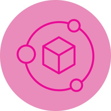 Kutu Simgesinin Vektör illüstrasyonu