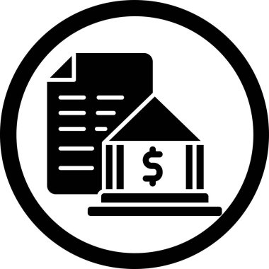 Modern yapı simgesinin vektör illüstrasyonu