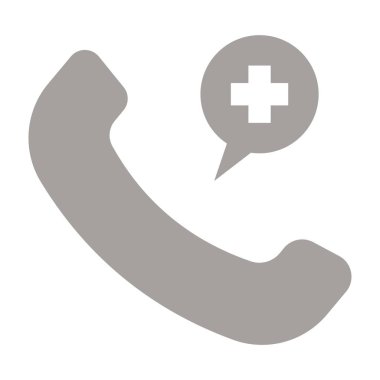 Arama telefon vektör simgesi