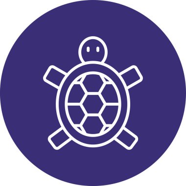 Kaplumbağa simge vektör çizim