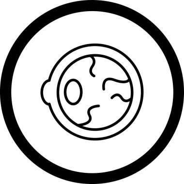 Bir bebek simgesinin vektör illüstrasyonu