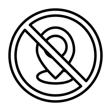 Herhangi bir işareti vektör simge