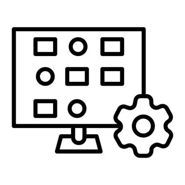 Taşınabilir, vektör illüstrasyonu için web simgesi