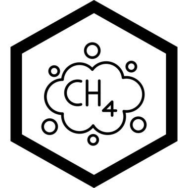 Kimyasal simge vektör çizimi