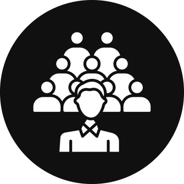 İnsan simgesinin vektör illüstrasyonu